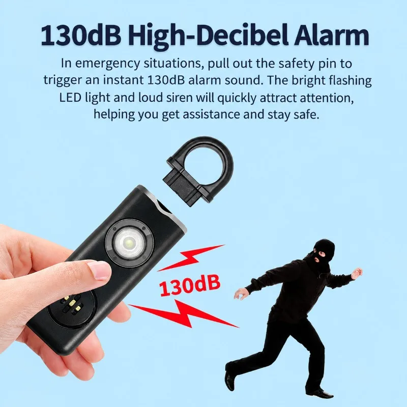 Akumulatorowy, elektroniczny,  – Personal Alarm Keychain recenzja i cena
